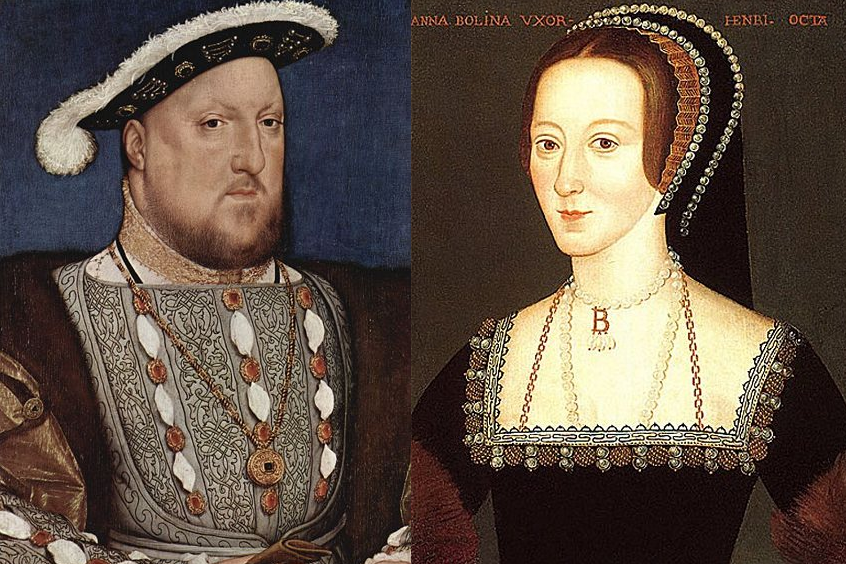 Parents of Queen Elizabeth I, King Henry VIII and Anne Boleyn