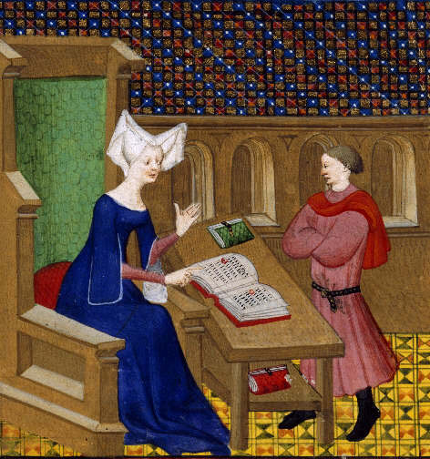 Woman with a career in the medieval period, Christine de Pizan