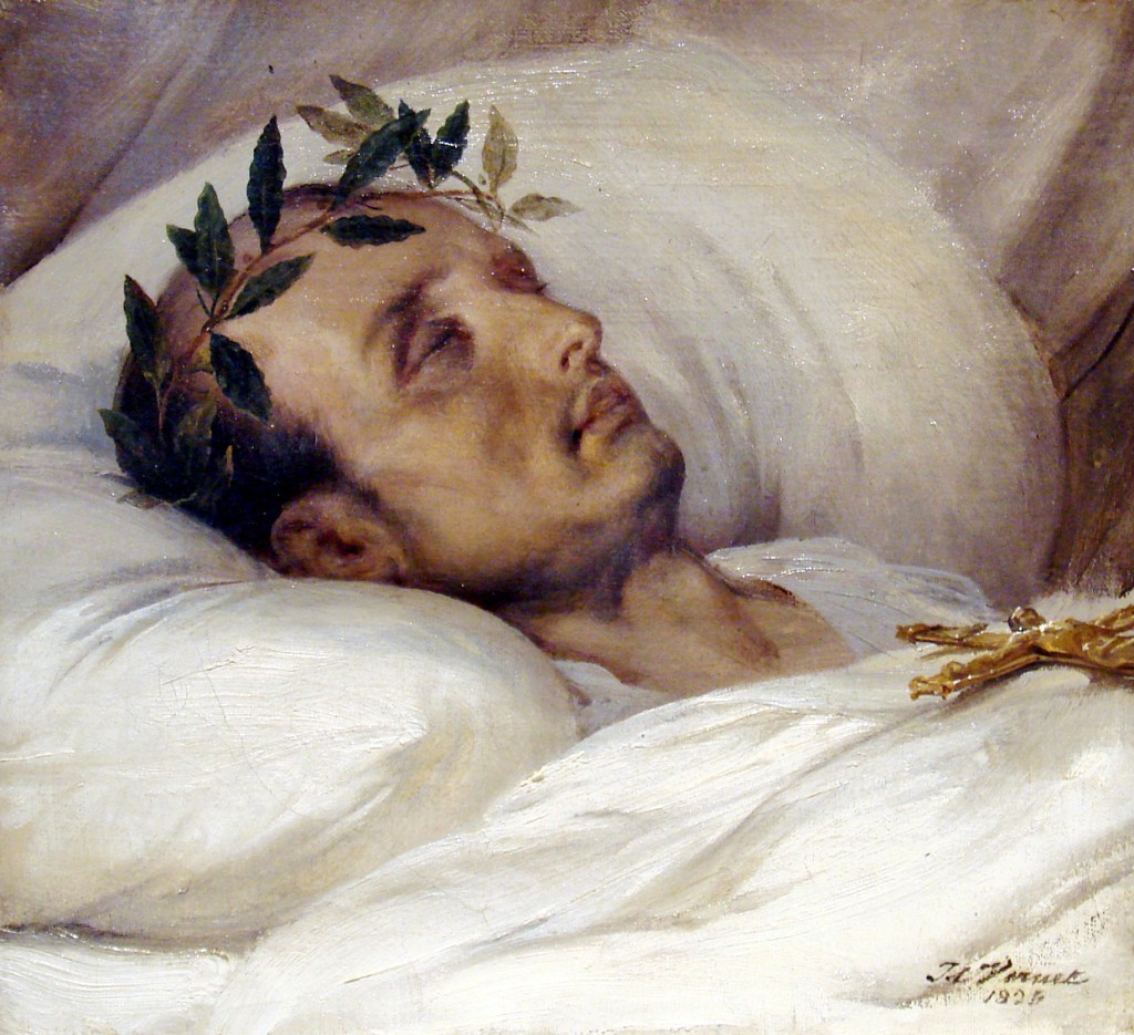 Napoleon on his death bed