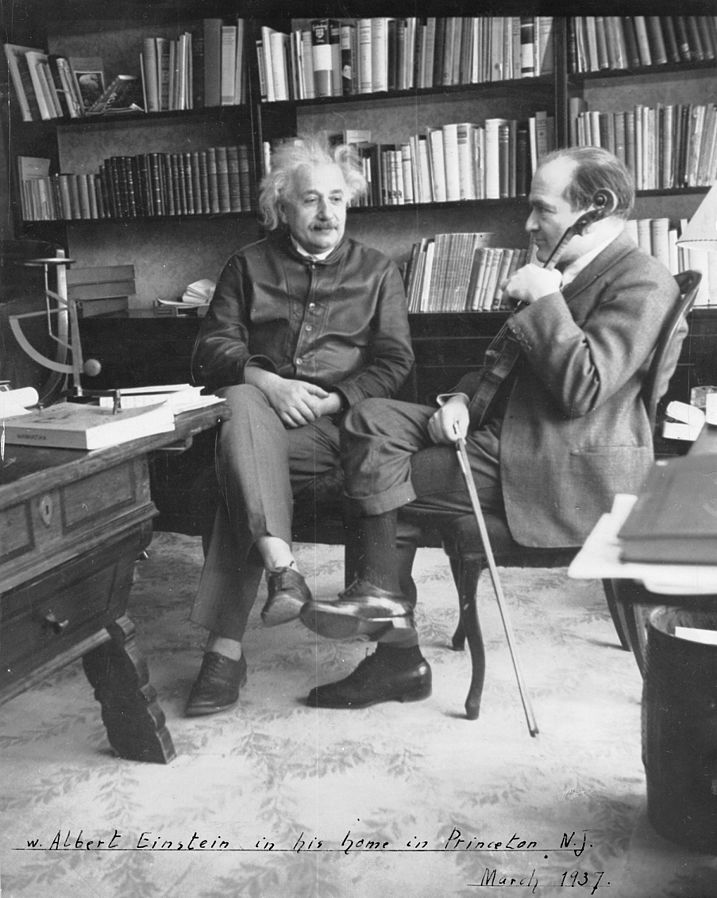 Einstein and Huberman 1937
