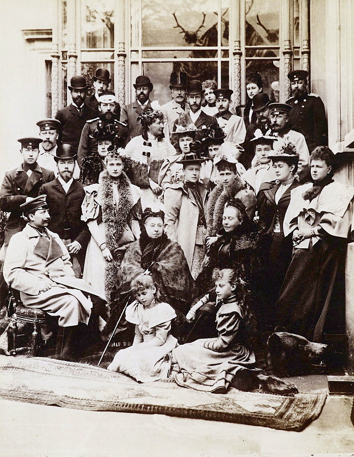Queen Victoria with her family