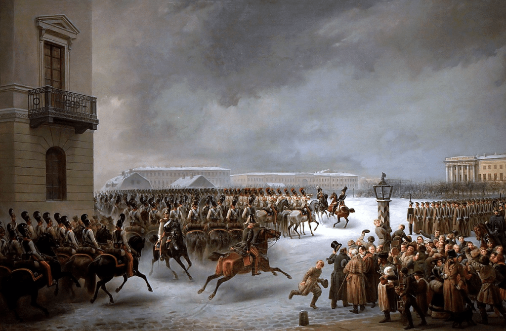 The Decembrist uprising of 1825