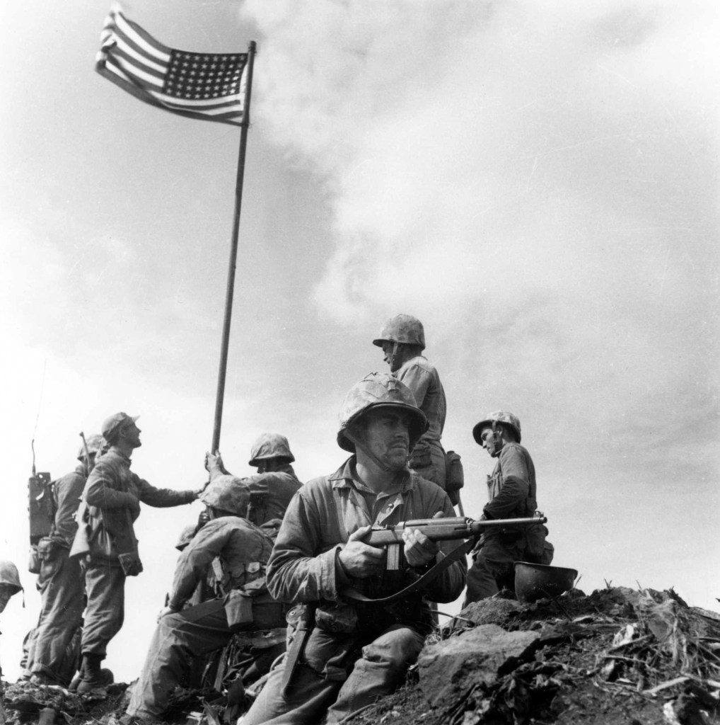 The United States in Iwo Jima during WWII