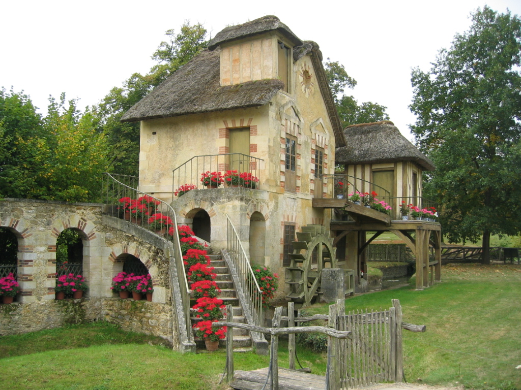 A mill in the  Le Hameau De La Reine.