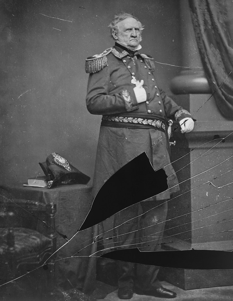 Winfield Scott, the tallest Presidential candidate in US History.
