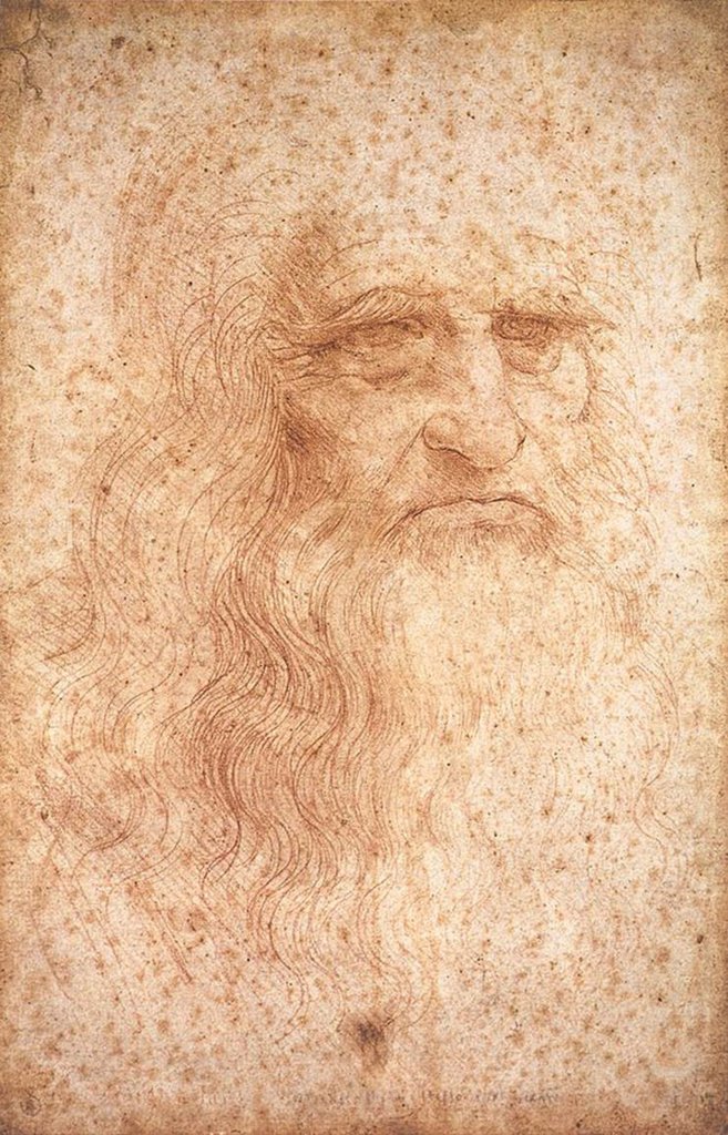 Self portrait of Leonardo da Vinci
