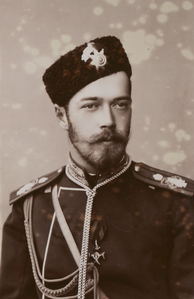 Future Tsar Nicholas II photographed in 1892
