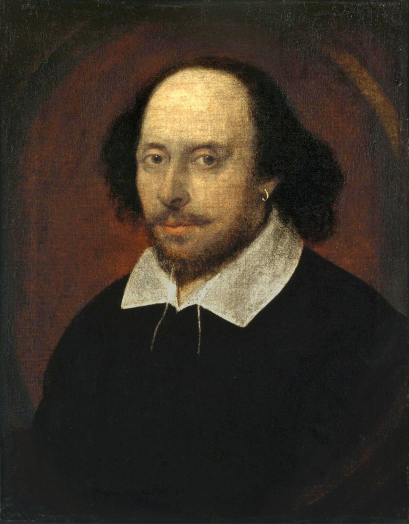 This was long thought to be the only portrait of William Shakespeare that had any claim to have been painted from life, until another possible life portrait, the Cobbe portrait, was revealed in 2009. The portrait is known as the 'Chandos portrait' after a previous owner, James Brydges, 1st Duke of Chandos. It was the first portrait to be acquired by the National Portrait Gallery in 1856. The artist may be by a painter called John Taylor who was an important member of the Painter-Stainers' Company.