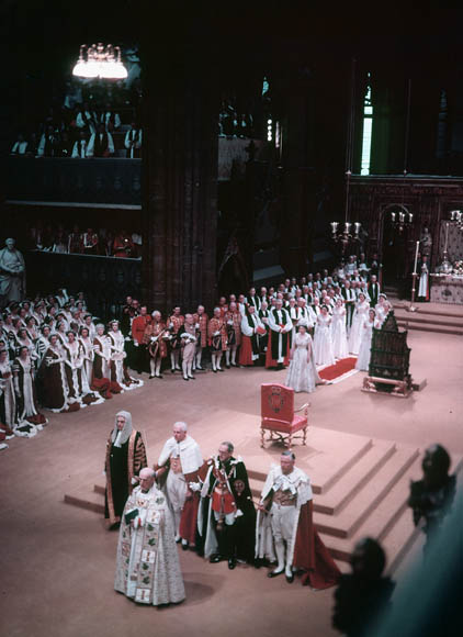 Coronation of Queen Elizabeth II on 2 June 1953.