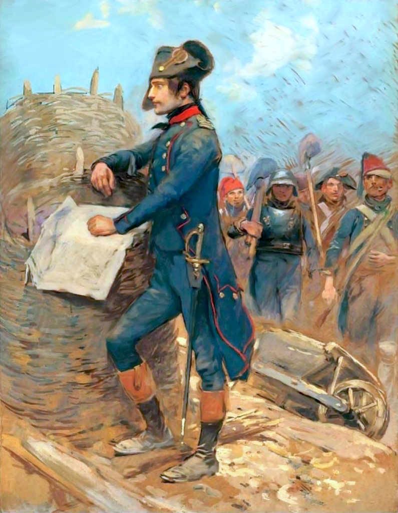 Napoleon Bonaparte during the Siege of Toulon