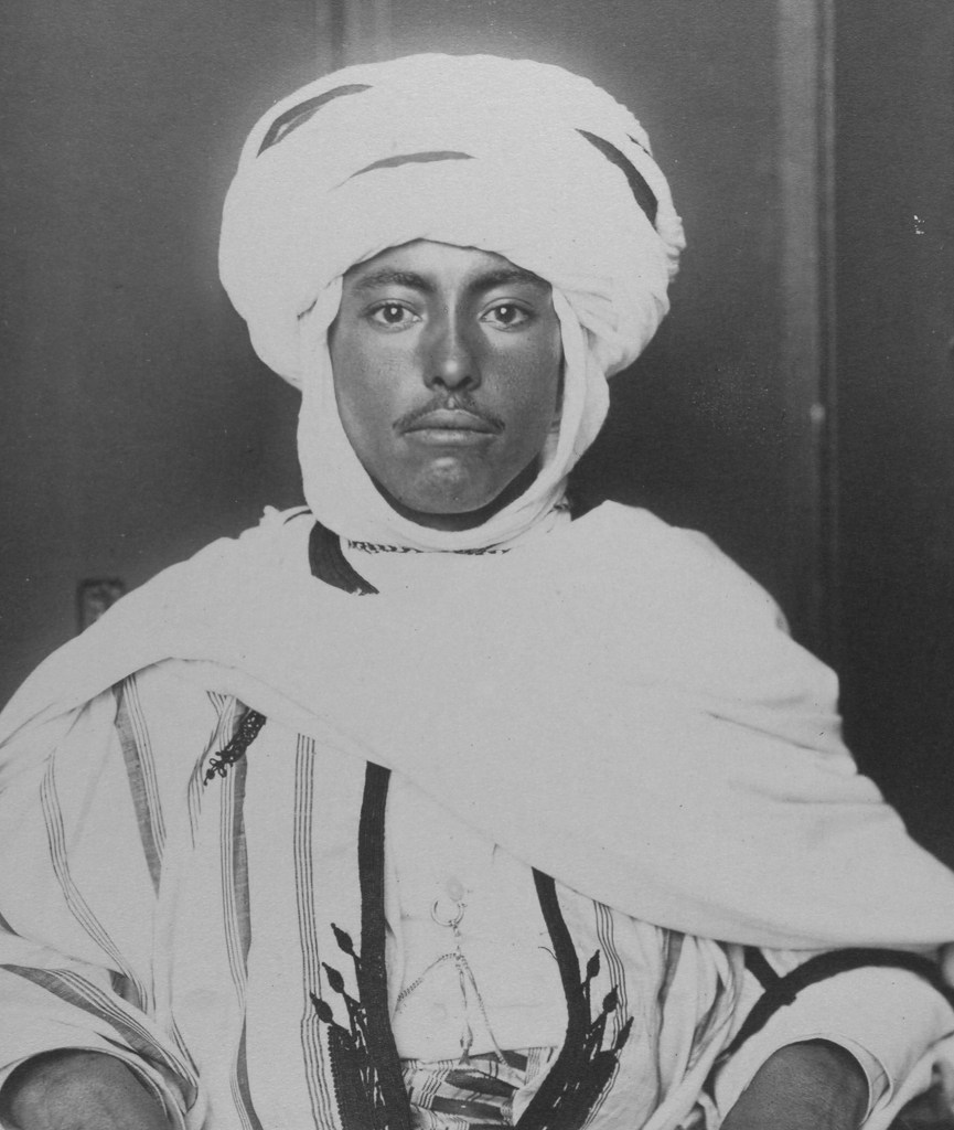 An Algerian man photographed at Ellis Island