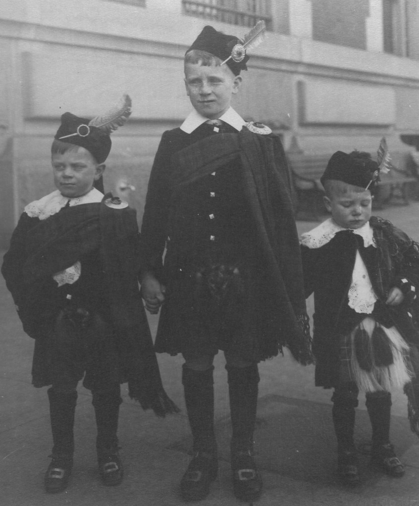 Three Scottish boys