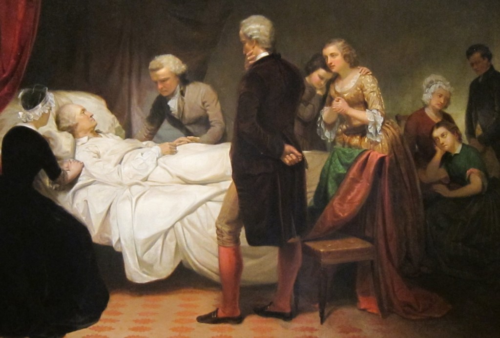 Washington on his Deathbed by
Junius Brutus Stearns, 1851