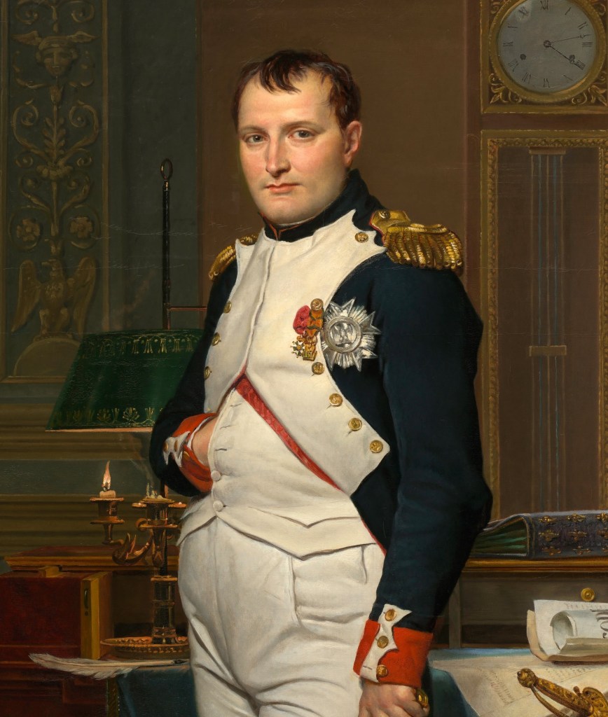 Painting of Napoleon titled The Emperor Napoleon in His Study at the Tuileries