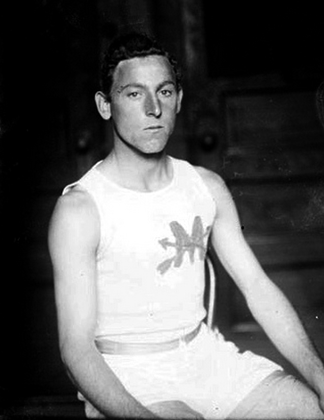 Photograph of 1904 Olympic marathon runner Frederick Lorz.