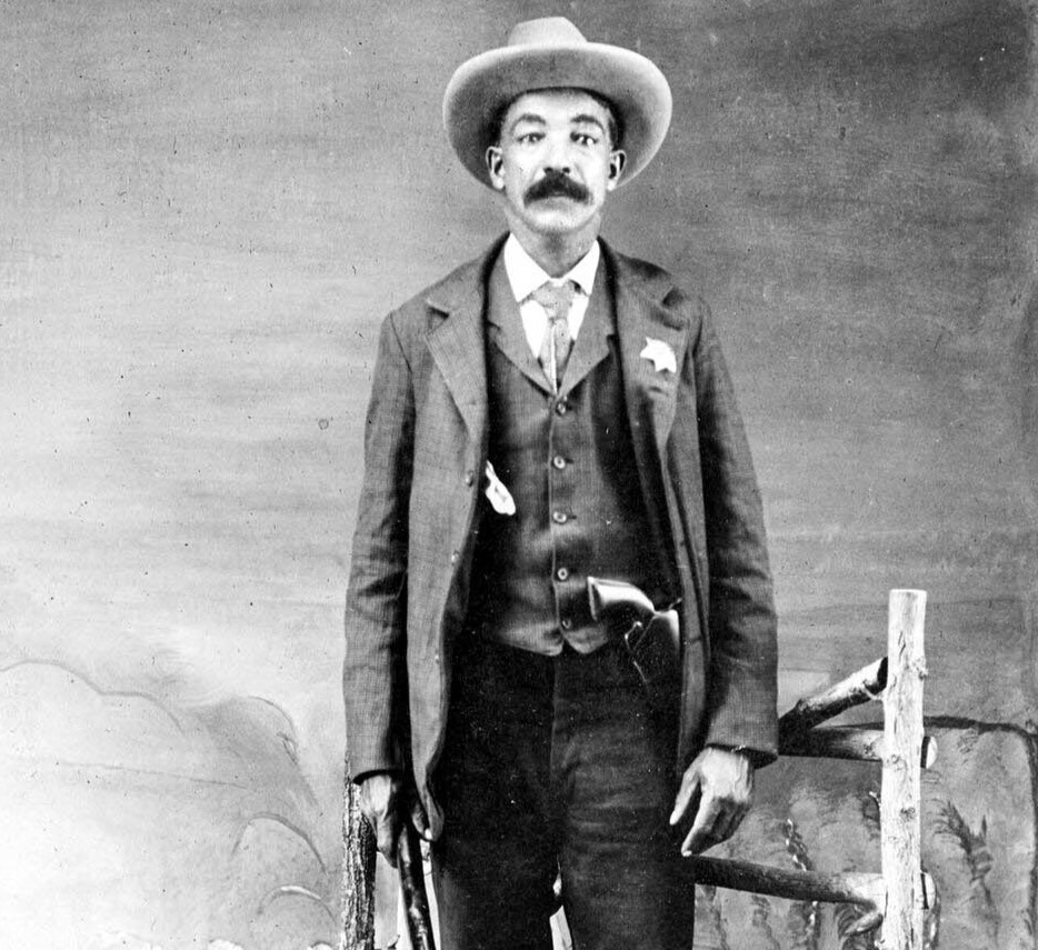 Photograph of US deputy marshal Bass Reeves taken in circa 1902.