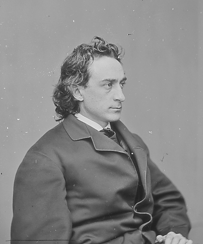 Actor Edwin Booth photographed by Mathew Brady