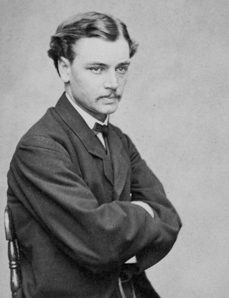 Robert Todd Lincoln, son of President Abraham Lincoln, half-length portrait, seated