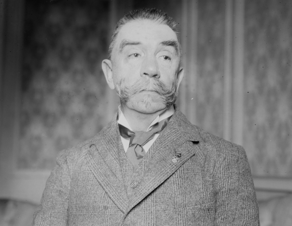 Portrait of Olympic gold medalist in art competitions Walter Winans 